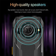 Q6000 Elder Keypad Phone, 2.4 inch, 6800mAh, Dual Flashlights, 21 Keys, SOS, FM, Dual SIM, GSM, Plug:UK Plug(Black)
