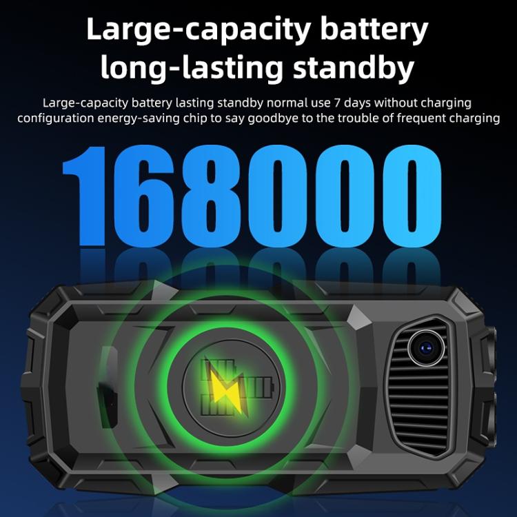 Q7+ 4G Elder Keypad Rugged Phone, 1.77 inch, 16800mAh, 21 Keys,  SOS, FM, Network: 4G, Dual SIM(Black) - free shipping - PMC Jewellery - Order now!