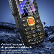 Q7+ 4G Elder Keypad Rugged Phone, 1.77 inch, 16800mAh, 21 Keys,  SOS, FM, Network: 4G, Dual SIM(Black)
