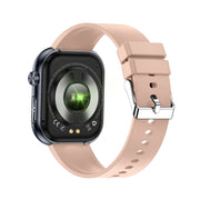 ET587 1.95 inch AMOLED Screen Smart Watch, ECG Electrocardiogram/Blood Sugar Monitoring(Pink)
