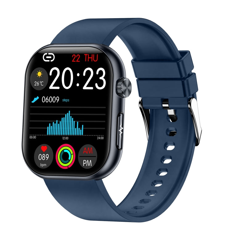 ET587 1.95 inch AMOLED Screen Smart Watch, ECG Electrocardiogram/Blood Sugar Monitoring(Blue) - Smart Watches by PMC TechLife | Online Shopping South Africa | PMC TechLife | Buy Now Pay Later Mobicred