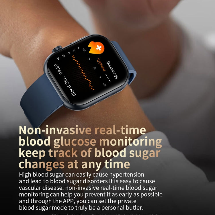 ET587 1.95 inch AMOLED Screen Smart Watch, ECG Electrocardiogram/Blood Sugar Monitoring(Pink) - Smart Watches by PMC TechLife | Online Shopping South Africa | PMC TechLife | Buy Now Pay Later Mobicred