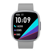 ET593 1.75 inch IPS Square Screen Smart Watch, ECG Electrocardiogram / Blood Sugar Monitoring(Grey)
