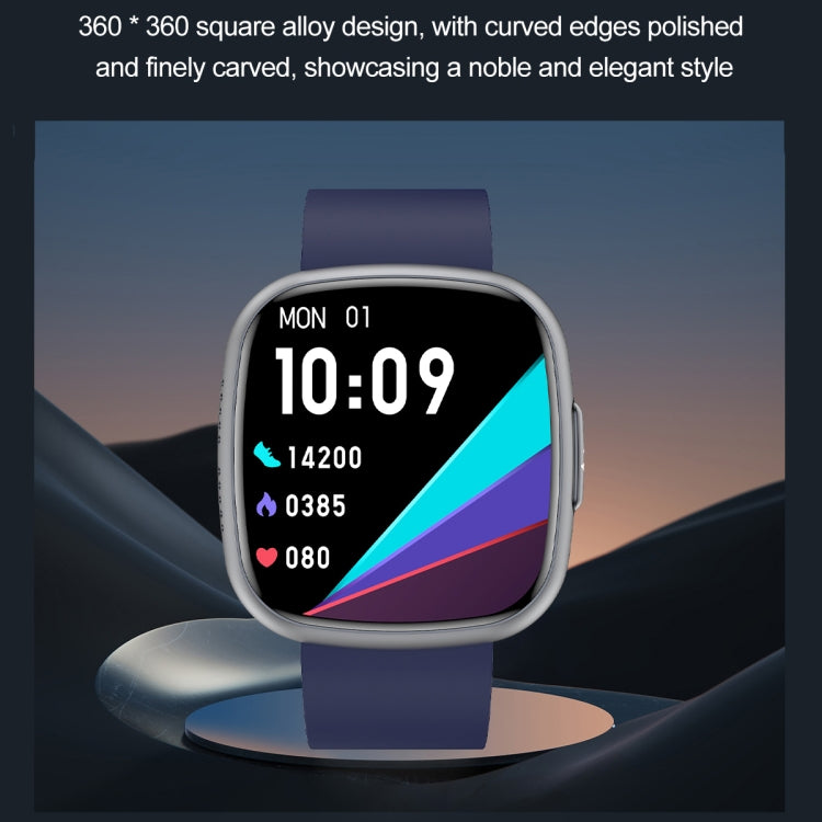 ET593 1.75 inch IPS Square Screen Smart Watch, ECG Electrocardiogram / Blood Sugar Monitoring(Blue) - Smart Watches by PMC TechLife | Online Shopping South Africa | PMC TechLife | Buy Now Pay Later Mobicred