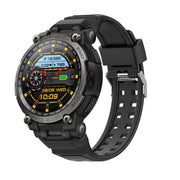 LC17 1.53 inch TFT Round Screen Sports Smart Watch, Heart Rate / Blood Oxygen / Blood Pressure(Black)