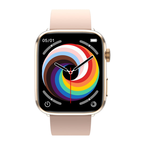 T92 1.81 inch IPS Square Screen Smart Watch, Heart Rate / Blood Oxygen / Blood Pressure(Pink)