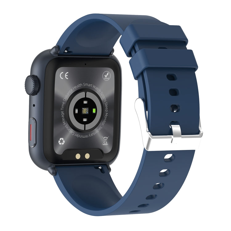 T92 1.81 inch IPS Square Screen Smart Watch, Heart Rate / Blood Oxygen / Blood Pressure(Blue)
