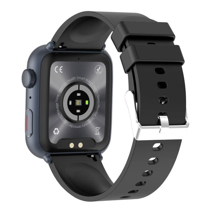 T92 1.81 inch IPS Square Screen Smart Watch, Heart Rate / Blood Oxygen / Blood Pressure(Black)