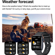 T92 1.81 inch IPS Square Screen Smart Watch, Heart Rate / Blood Oxygen / Blood Pressure(Blue)
