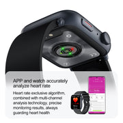 T92 1.81 inch IPS Square Screen Smart Watch, Heart Rate / Blood Oxygen / Blood Pressure(Pink)