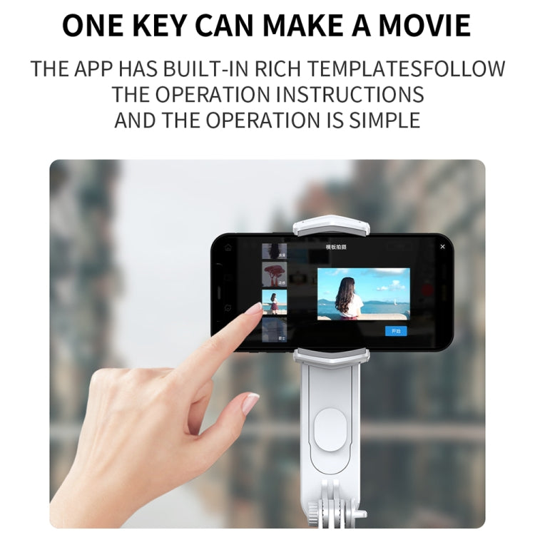 FUNSNAP Capture Q3 Single Axis Handheld Gimbal Phone Live Stabilizer(White) - free shipping - PMC Jewellery - Order now!