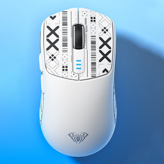 AULA SC580 10000DPI Wired/2.4G/Bluetooth Three Model Gaming Wireless Mouse(White) - free shipping - PMC Jewellery - Order now!