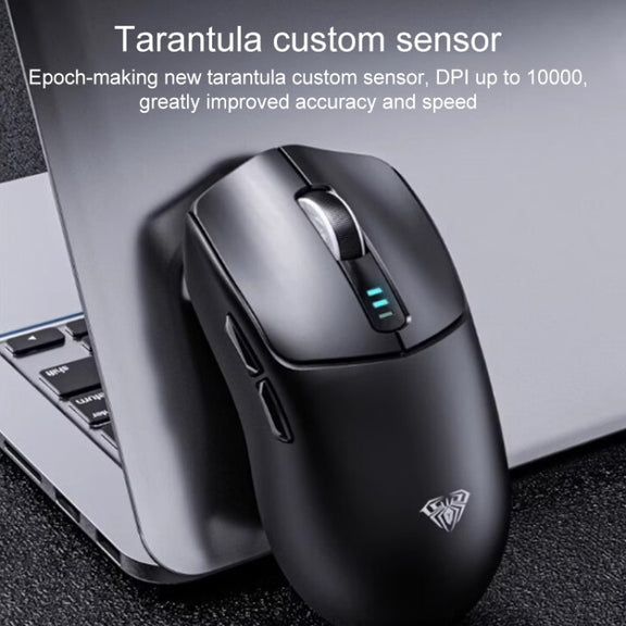 AULA SC580 10000DPI Wired/2.4G/Bluetooth Three Model Gaming Wireless Mouse(White)