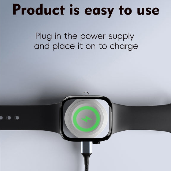 4 in 1 Portable Smart Watch Magnetic Wireless Charger(White)