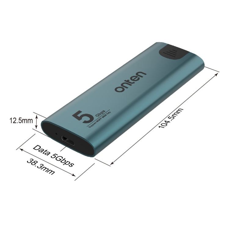 Onten UCA321 5Gbps M.2 M-key NGFF SSD Enclosure - free shipping - PMC Jewellery - Order now!