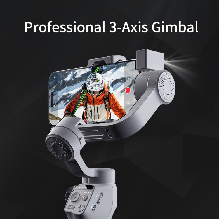 FUNSNAP Capture 5 Professional 3-Axis Handheld Gimbal Phone Live Stabilizer, Combo Version(Grey) - free shipping - PMC Jewellery - Order now!