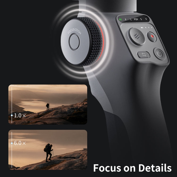 FUNSNAP Capture 5 Professional 3-Axis Handheld Gimbal Phone Live Stabilizer, Combo Version(Grey) - free shipping - PMC Jewellery - Order now!