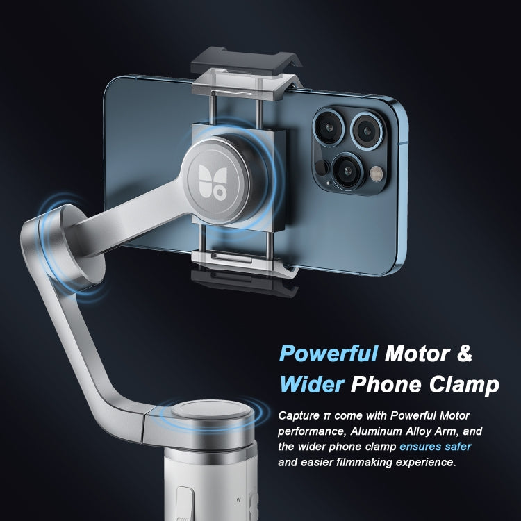 FUNSNAP Capture π Aluminum Alloy Arm 3-Axis Handheld Phone Gimbal, Basic Version(Grey) - free shipping - PMC Jewellery - Order now!