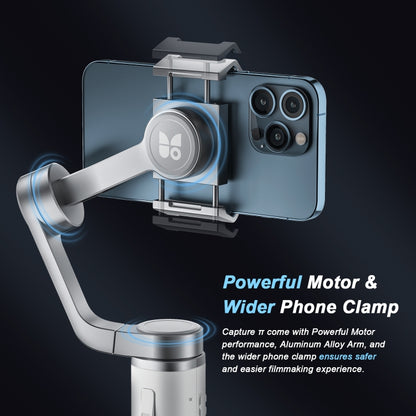FUNSNAP Capture π Aluminum Alloy Arm 3-Axis Handheld Phone Gimbal, Basic Version(Grey) - free shipping - PMC Jewellery - Order now!