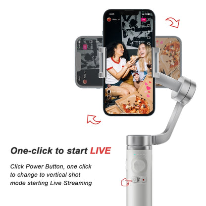 FUNSNAP Capture π Aluminum Alloy Arm 3-Axis Handheld Phone Gimbal, Combo Version(Grey) - free shipping - PMC Jewellery - Order now!