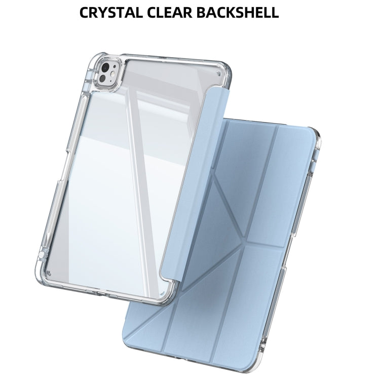 For iPad Pro 13 2024 mutural Y-Shape Deformation Leather Tablet Case(Grey) - free shipping - PMc TechLife - Order now!