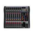 XTUGA CT80X 8-Channels Audio Mixer DJ Mixing Console with 48V Power Supply(AU Plug) - Live Sound Effects Processors by XTUGA | Online Shopping South Africa | PMC TechLife | Buy Now Pay Later Mobicred