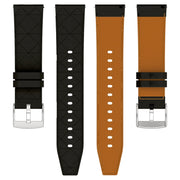 For Huawei Watch GT 5 / GT 5 Pro 46mm Square 22mm Leather Watch Band(Black)