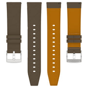 For Huawei Watch GT 5 / GT 5 Pro 46mm Square 22mm Leather Watch Band(Coffee)