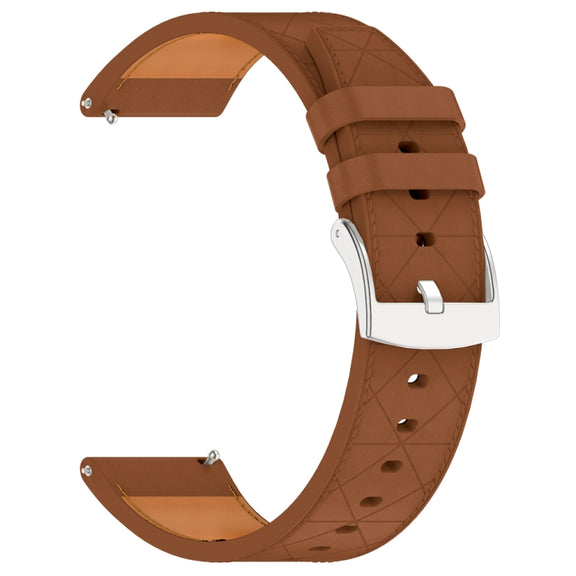 For Huawei Watch GT 5 / GT 5 Pro 46mm Square 22mm Leather Watch Band(Brown)