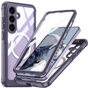 For Samsung Galaxy S25+ 5G RedPepper Tempered Glass MagSafe Phone Case(Purple)