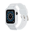 For Apple Watch Series 10 46mm Armor TPU Case Integrated Watch Band(White) - Watch Cases by PMC Jewellery | Online Shopping South Africa | PMC Jewellery | Buy Now Pay Later Mobicred