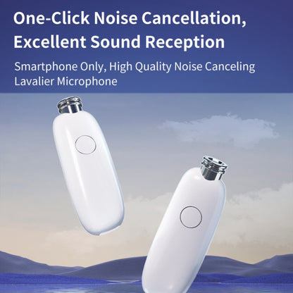 FUNSNAP M2 1 TX + 2 RX Digital Noise Reduction Wireless Microphone Mic Tok, Version:8 Pin(White) - Microphone by FUNSNAP | Online Shopping South Africa | PMC Jewellery | Buy Now Pay Later Mobicred