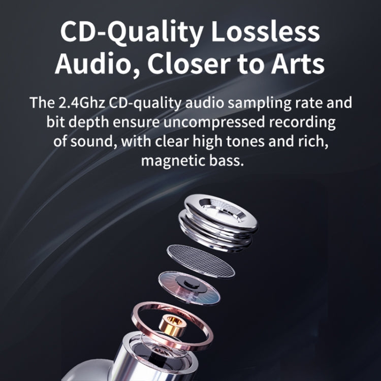 FUNSNAP M2 1 TX + 2 RX Digital Noise Reduction Wireless Microphone Mic Tok, Version:8 Pin(White) - Microphone by FUNSNAP | Online Shopping South Africa | PMC TechLife | Buy Now Pay Later Mobicred