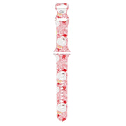 For Apple Watch 42mm / 41mm / 40mm / 38mm Christmas Pattern Silicone Watch Band(Santa Claus Pink)