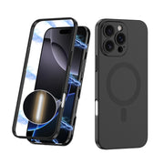 For iPhone 16 Pro Max GKK MagSafe Full Coverage Phone Case(Black)