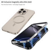 For iPhone 16 Plus GKK MagSafe Full Coverage Phone Case(Black)