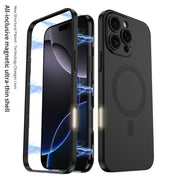 For iPhone 16 Plus GKK MagSafe Full Coverage Phone Case(Titanium Gray)