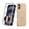 For iPhone 16 Plus GKK MagSafe Full Coverage Phone Case(Gold) - free shipping - PMC Jewellery - Order now!
