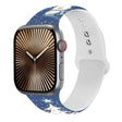 For Apple Watch 46mm / 49mm / 45mm / 44mm Christmas Pattern Silicone Watch Band(Snowman Tree) - free shipping - PMc TechLife - Order now!