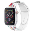 For Apple Watch 46mm / 49mm / 45mm / 44mm Christmas Pattern Silicone Watch Band(Santa Claus) - free shipping - PMc TechLife - Order now!