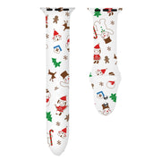 For Apple Watch 46mm / 49mm / 45mm / 44mm Christmas Pattern Silicone Watch Band(Christmas Snowman)