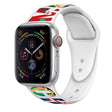 For Apple Watch 46mm / 49mm / 45mm / 44mm Christmas Pattern Silicone Watch Band(Colorful Christmas) - free shipping - PMc TechLife - Order now!