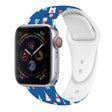 For Apple Watch 42mm / 41mm / 40mm / 38mm Christmas Pattern Silicone Watch Band(Small Snowman Blue) - free shipping - PMc TechLife - Order now!