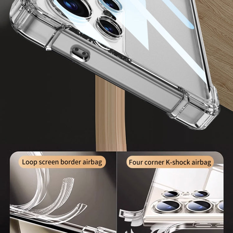 For Samsung Galaxy S25 Ultra 5G GKK Airbag Shockproof Full Coverage Phone Case(Transparent) - Galaxy S25 Ultra 5G Cases by GKK | Online Shopping South Africa | PMC Jewellery | Buy Now Pay Later Mobicred