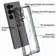 For Samsung Galaxy S25 Ultra 5G GKK Airbag Shockproof Full Coverage Phone Case(Transparent Green)
