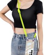 For Samsung Galaxy S25 Ultra 5G GKK Space Series Full Coverage Phone Case with Crossbody Rope(Yellow)
