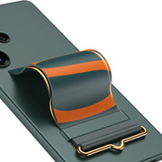 For Samsung Galaxy S25 Ultra 5G GKK Ultra-thin Wristband Holder Phone Case(Carbon Fiber)