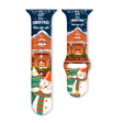 For Apple Watch 42mm / 41mm / 40mm / 38mm Christmas Pattern Reverse Buckle Silicone Watch Band(House Snowman) - free shipping - PMc TechLife - Order now!