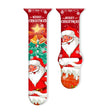 For Apple Watch 42mm / 41mm / 40mm / 38mm Christmas Pattern Reverse Buckle Silicone Watch Band(Bell Santa Claus) - free shipping - PMc TechLife - Order now!