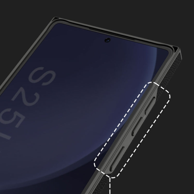 For Samsung Galaxy S25 Ultra 5G GKK Skin-feeling Leather Curved Phone Case(Blue) - Galaxy S25 Ultra 5G Cases by GKK | Online Shopping South Africa | PMC Jewellery | Buy Now Pay Later Mobicred